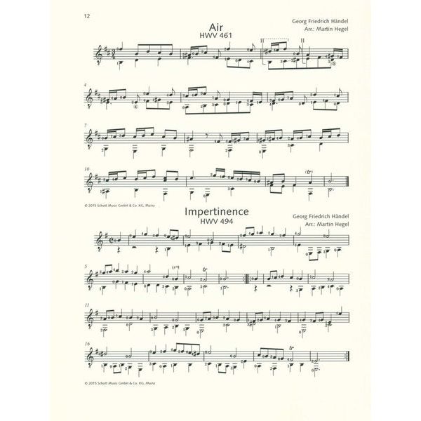 Schott Hndel for Guitar