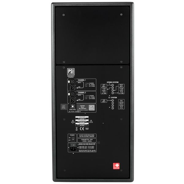 PSI Audio Sub A225-M Studio Black
