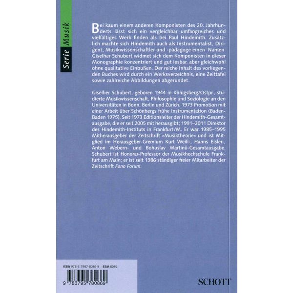 Schott Hindemith Konzis