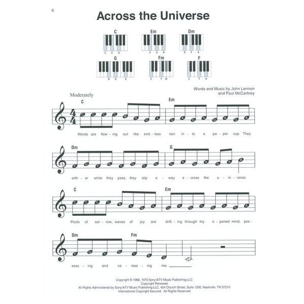 Hal Leonard Beatles Super Easy