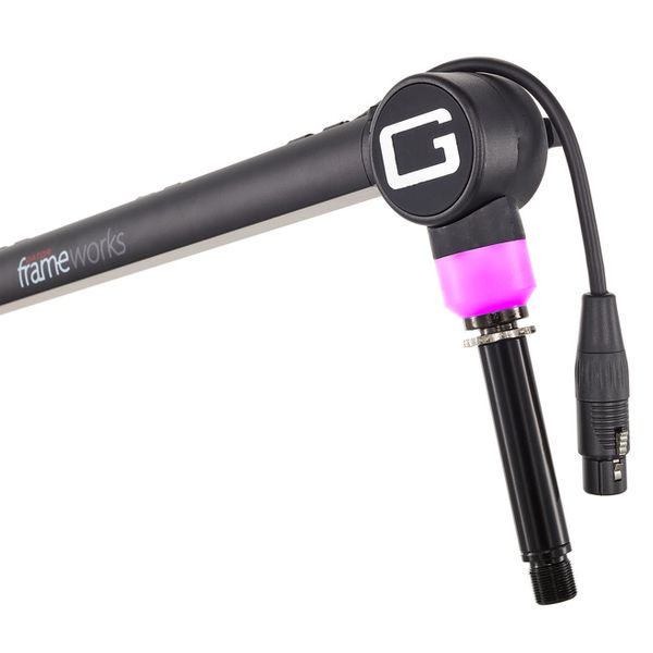 Gator Frameworks Broadcast Boom Mic Stand Led