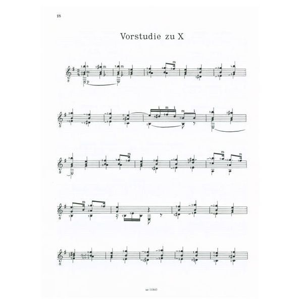 Universal Edition Sor 12 leichte Etüden