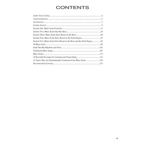 Berklee Press Blues Improvisation Bb