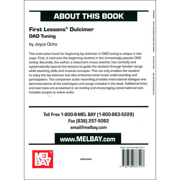 Mel Bay First Lessons Dulcimer