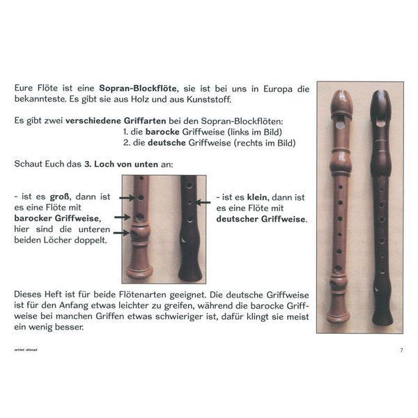 Artist Ahead Musikverlag Blockflöte lernen Lotti & Ben