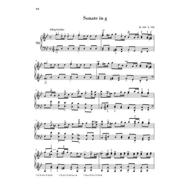 Henle Verlag Scarlatti Klaviersonaten IV