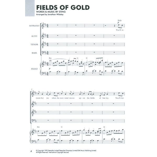 Novello & Co Ltd. Novello Choral Pops Collection