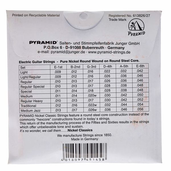 Pyramid Nickel Classic Special 010-048