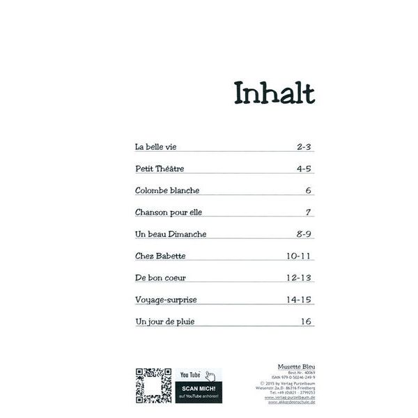 Purzelbaum Verlag Musette Bleu