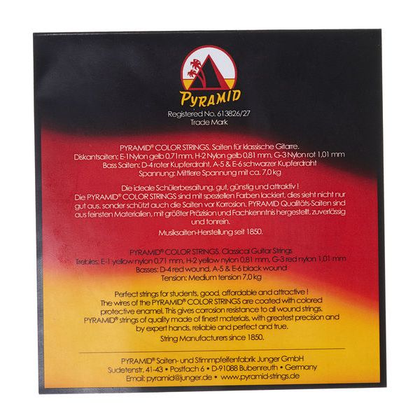 Pyramid Nylon Satz Color Germany