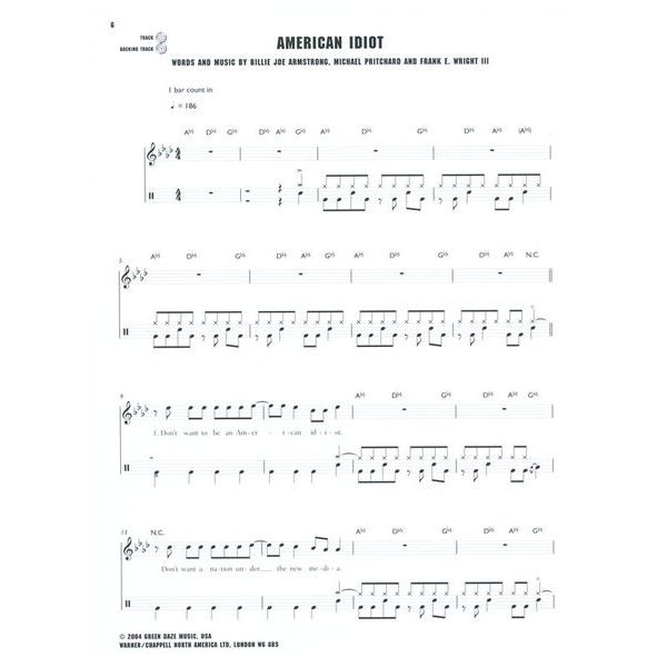 Faber Music Green Day Drums Play-Along