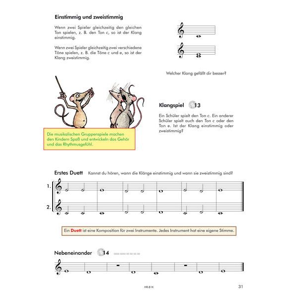 Horst Rapp Verlag Blser-Team 1 Clarinet