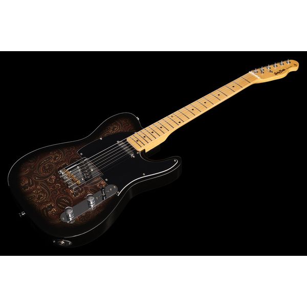Harley Benton TE-70 Black Paisley Bundle