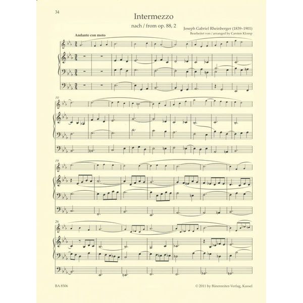 Brenreiter Organ Plus Gottesdienst