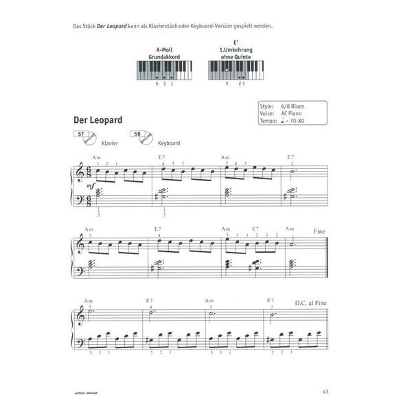 Artist Ahead Musikverlag Meine zweite Keyboardschule