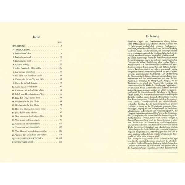 Breitkopf & Hrtel Böhm Smtliche Orgelwerke
