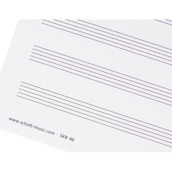 Schott Notenblock Music Paper A4