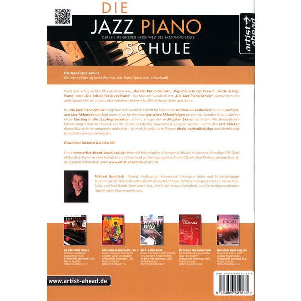 Artist Ahead Musikverlag Die Jazz-Piano-Schule