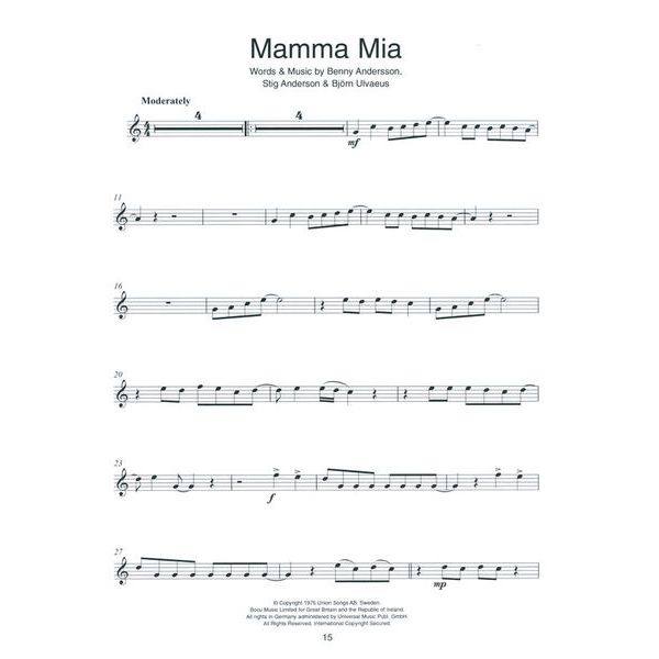 Wise Publications Abba Gold for Flute