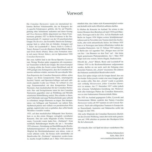 Holzschuh Verlag Comedian Harmonists