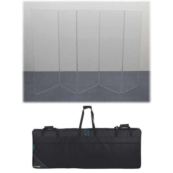 Clearsonic A2448x5 Drum Shield Bag Bundle