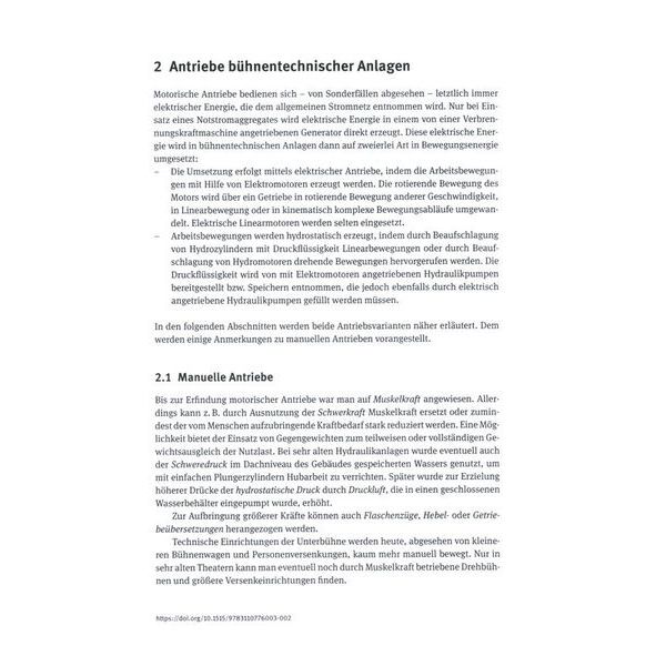 De Gruyter Bühnentechnik