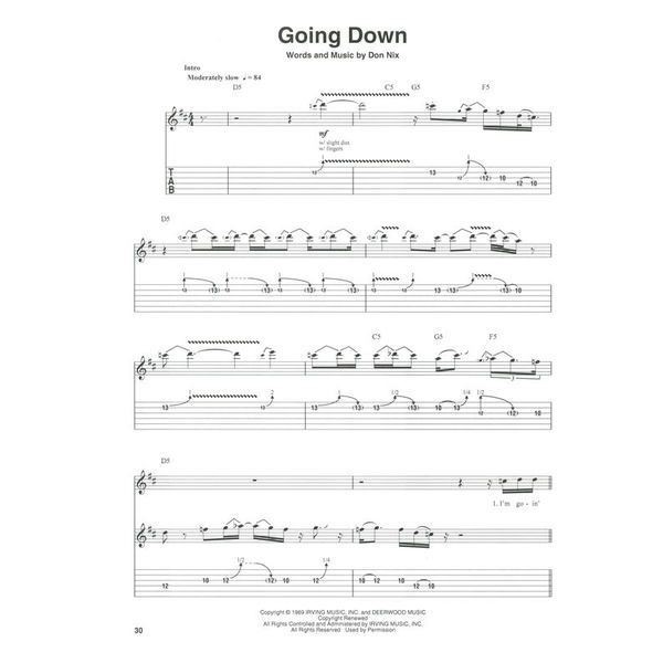 Hal Leonard Blues Standards Deluxe Guitar