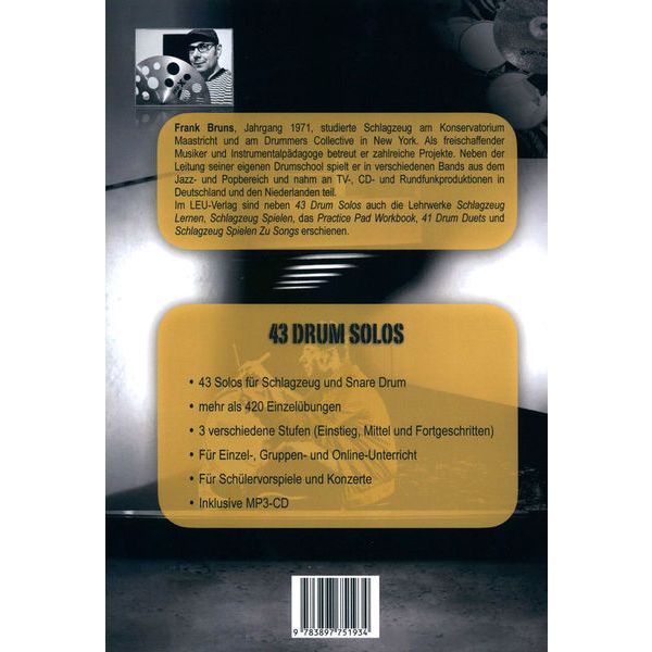 Leu Verlag 43 Drum Solos
