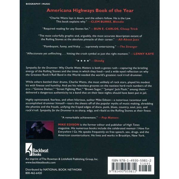 Backbeat Books Sympathy For The Drummer