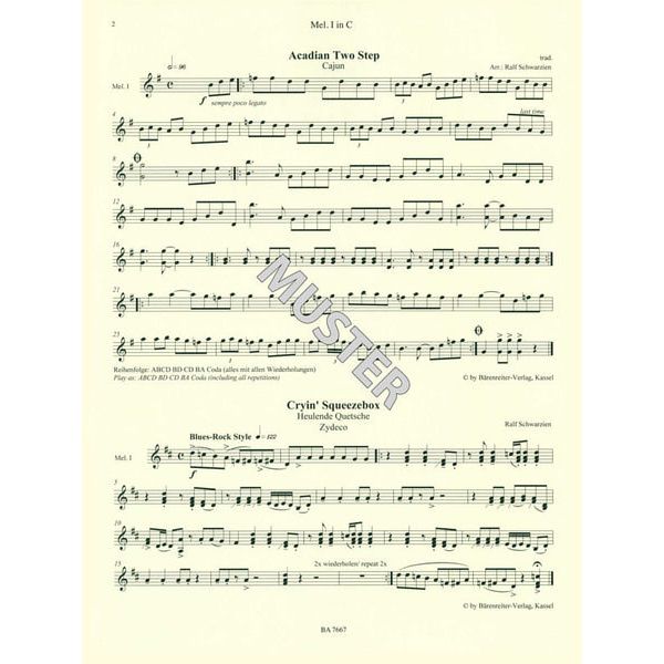 Brenreiter Combocom Zydeco - Cajun