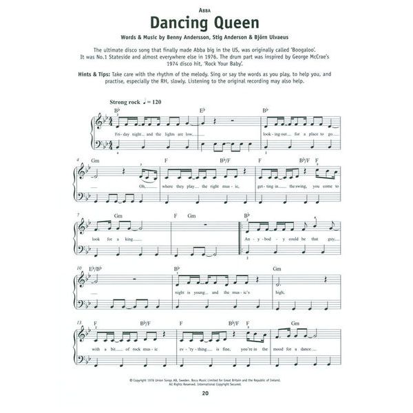 Hal Leonard Really Easy 70's Hits