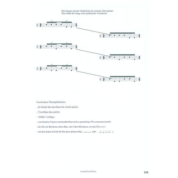 Ralf Reiter bungen für kleine Trommel