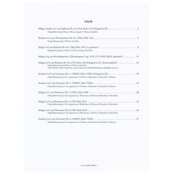 Doblinger Musikverlag Joseph Haydn for Orgel