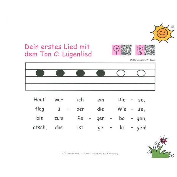 Hage Musikverlag Flötenlilli 1