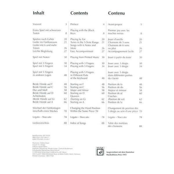 Schott Europische Klavierschule 1