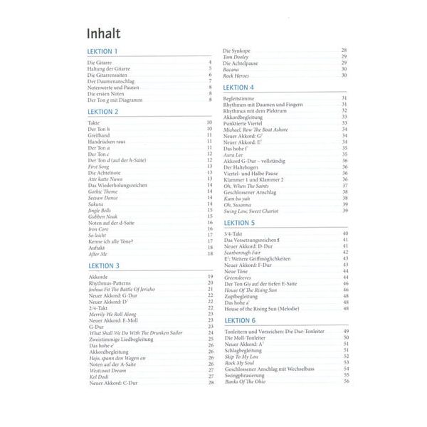 Schott Gitarre Spielen Hobby 1