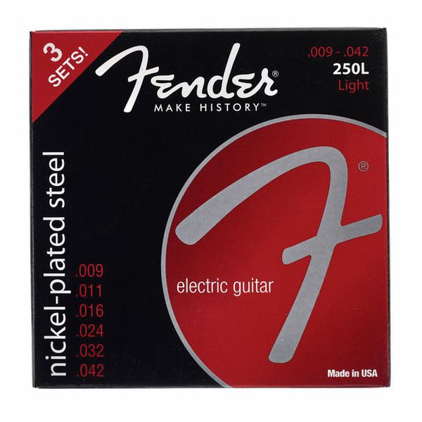 Fender 250L-3-packs Guitar Strings