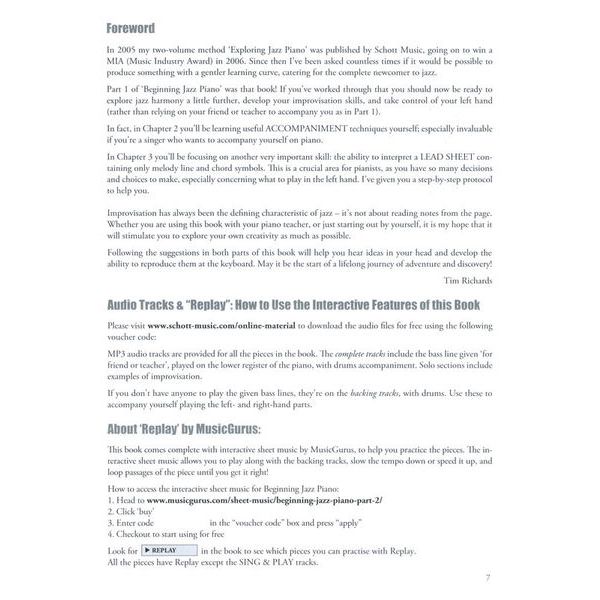 Schott Beginning Jazz Piano 2