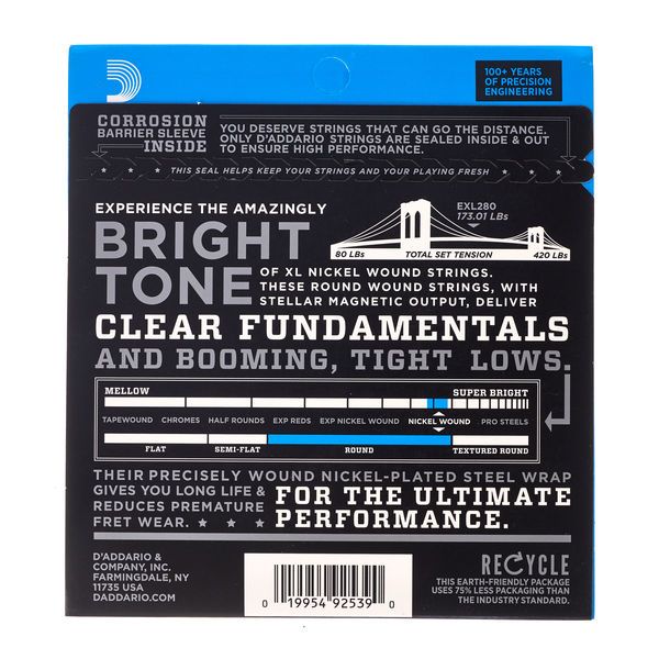 Daddario EXL280