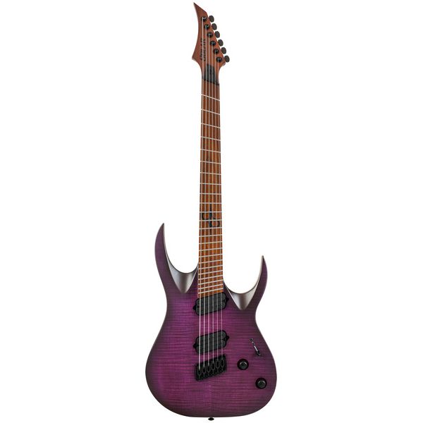 Solar Guitars A1.6FDPB-FF Flame Purple Burst