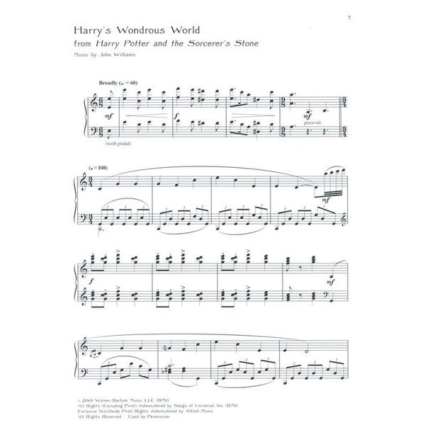 Faber Music Harry Potter Piano Anthology