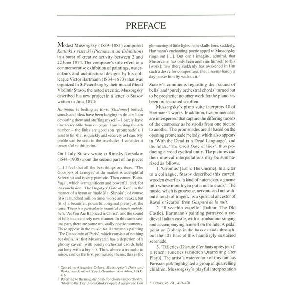Edition Eulenburg Mussorgski Bilder Ausstellung