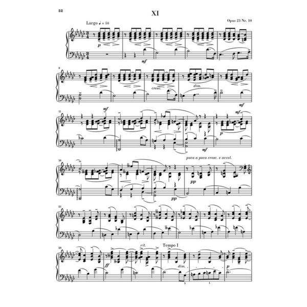 Henle Verlag Rachmaninow 24 Préludes