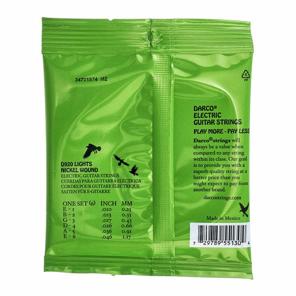 Martin Guitar Darco D920 E-Guitar Set 10-46