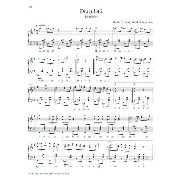 Holzschuh Verlag Balkanmusik