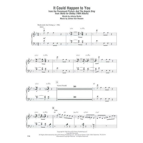 Hal Leonard Bill Evans Omnibook Piano