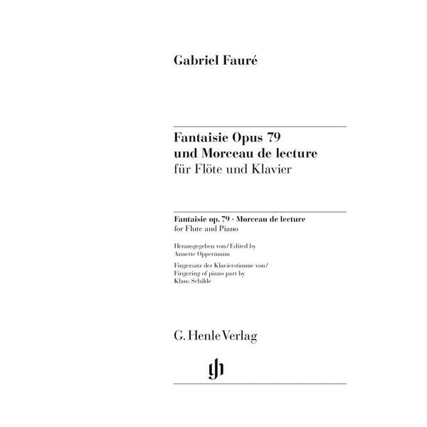 Henle Verlag Fauré Fantaisie op. 79
