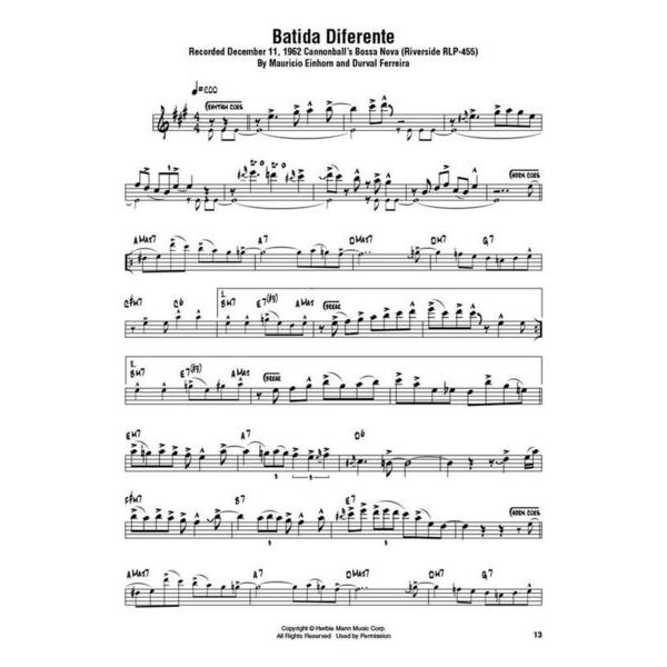 Hal Leonard Cannonball Adderley Omni Bb