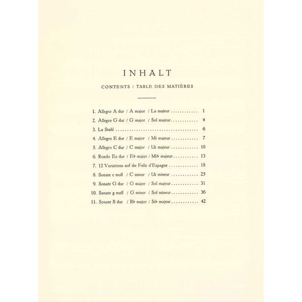 Edition Peters C.Ph.E.Bach Sonaten und Stücke