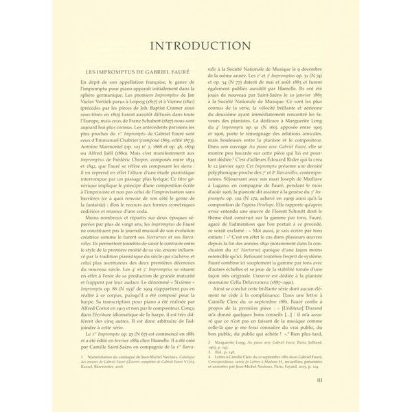 Brenreiter Fauré 5 Impromptus
